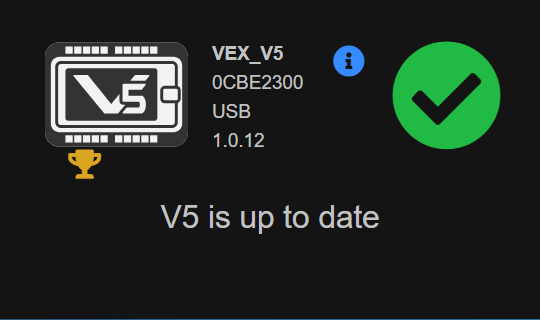 V5 Competition Robots нұсқаулығының 1-қадамы, жарыс роботын құруға арналған таңбаланған құрамдастары мен қосылымдары бар бастапқы орнату процесін суреттейді.
