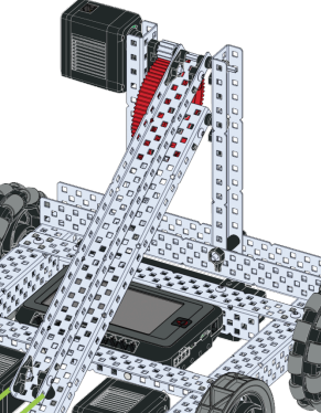 A V5 kategóriás alkatrészek mechanizmusait szemléltető diagram, amely áttekinthető és rendezett elrendezésben mutatja be a különböző alkatrészeket és azok funkcióit.