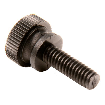 Nahaufnahme des Rändelschraubenteils.