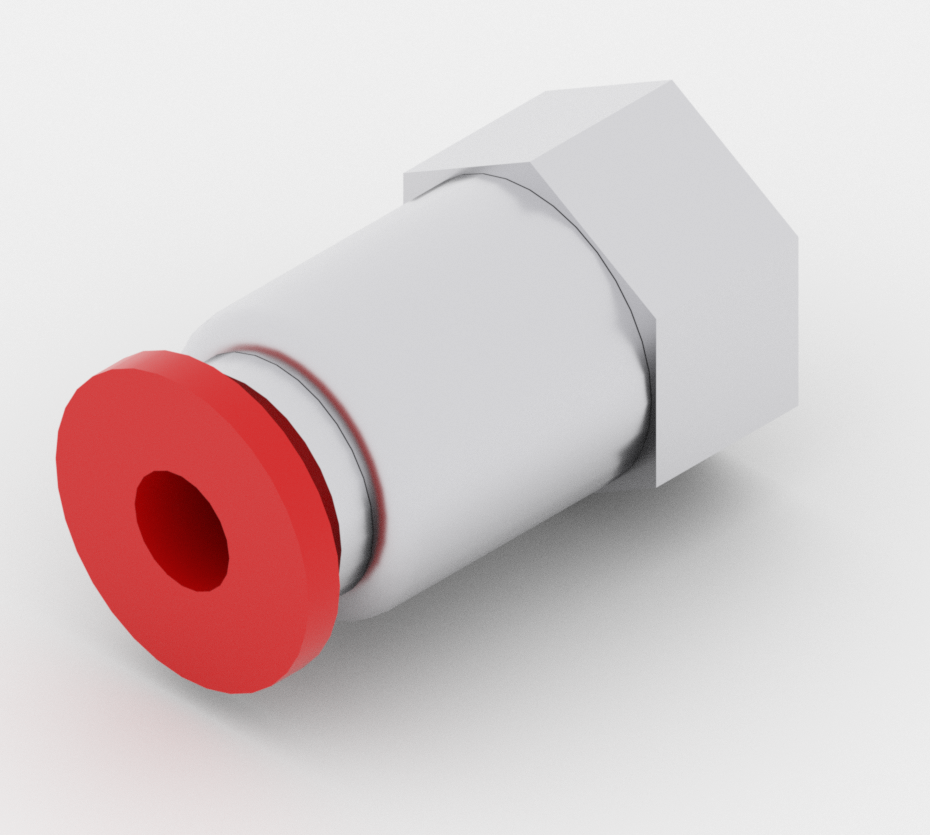 Diagramma che illustra i componenti pneumatici V5 e le loro funzioni, comprese varie parti e connessioni, rilevanti per i sistemi robotici VEX.