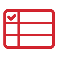 Ícone da lista de verificação do laboratório STEM VEX V5.