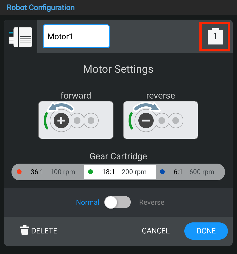 Schéma illustrant la configuration du robot pour V5, présentant divers composants et leur disposition au sein du système, en rapport avec la description de la catégorie V5.