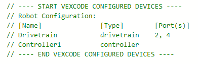Diagrama que ilustra la configuración de un robot V5, destacando los componentes clave y su disposición para un rendimiento óptimo en aplicaciones de robótica.