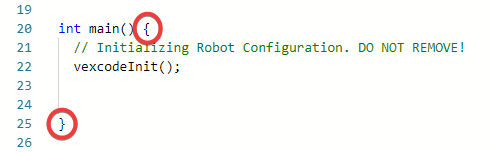 Captura de pantalla de un tutorial de configuración de robots VEX V5, que muestra varios componentes y sus conexiones, diseñado para ayudar a los usuarios a comprender el ensamblaje y la programación de proyectos de robótica.