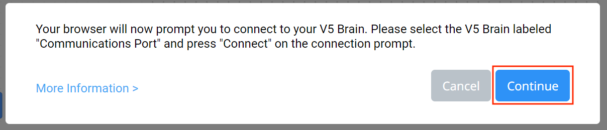 Diagrama que muestra cómo conectarse al VEX V5 Brain, con puertos etiquetados y conexiones para motores y sensores.