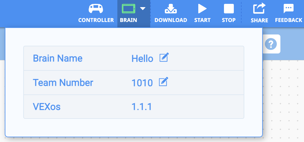 Panoramica dei componenti del sistema robotico V5, che illustra le parti principali e la loro disposizione per i principianti nella sezione "Introduzione" della descrizione della categoria V5.