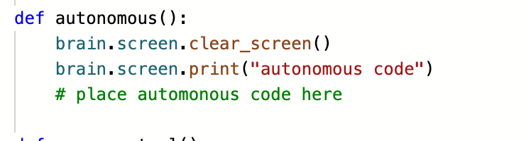 คำอธิบายภาพหมวดหมู่ V5 ที่แสดงบทช่วยสอน Python พร้อมด้วยแนวคิดและตัวอย่างสำคัญสำหรับการเขียนโปรแกรมด้วยหุ่นยนต์ VEX