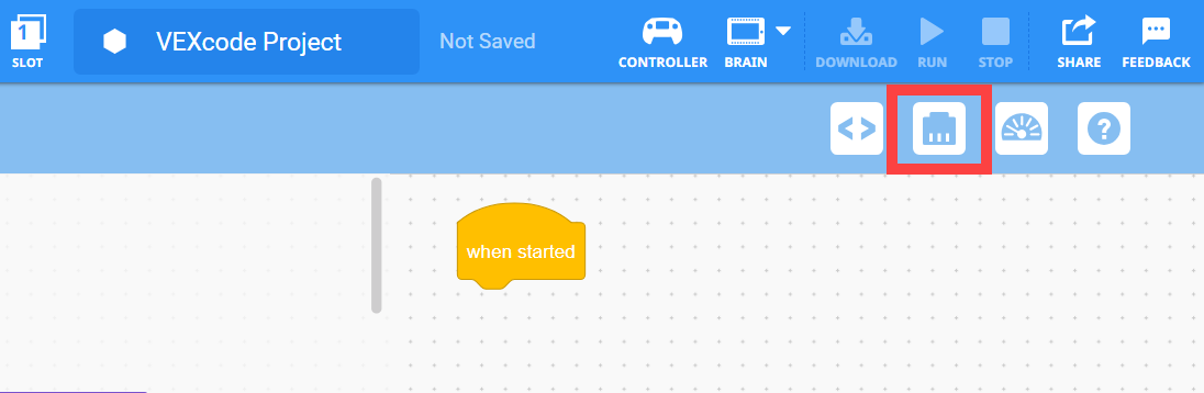 Diagrama ilustrando a configuração de um robô V5, mostrando vários componentes e sua disposição para desempenho ideal em aplicações de robótica.