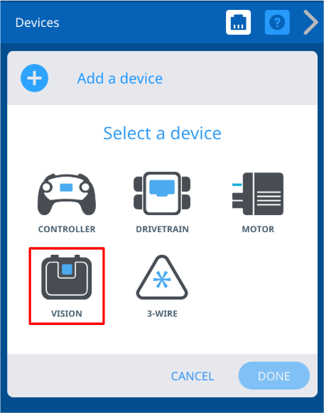 V5 श्रेणी विवरण के भाग के रूप में, V5 के लिए रोबोट विन्यास को दर्शाने वाला आरेख, विभिन्न घटकों और सिस्टम के भीतर उनकी व्यवस्था को प्रदर्शित करता है।