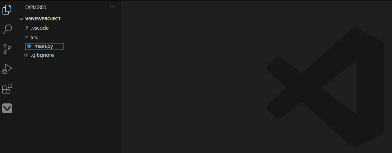 Скриншот интерфейса расширения VS Code для V5, демонстрирующий функции и инструменты, доступные разработчикам, включая параметры редактирования кода и элементы навигации.