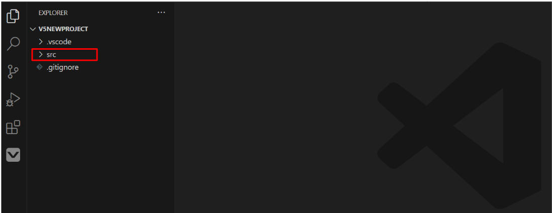 Знімок екрана інтерфейсу VS Code Extension для V5, що демонструє функції та інструменти, доступні для розробників, включаючи параметри редагування коду та можливості інтеграції.