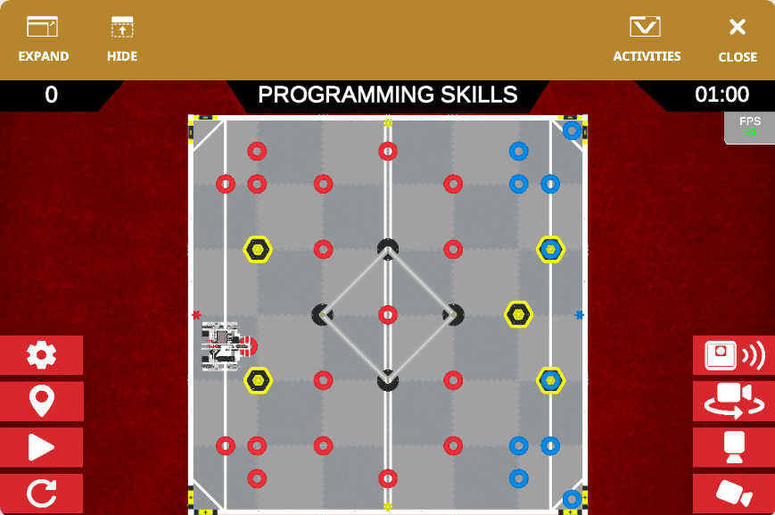 start.png-ൽ V5RC HS PG വിൻഡോ