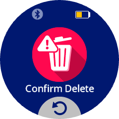 Layar AIM dengan folder merah dengan ikon x di tengahnya.