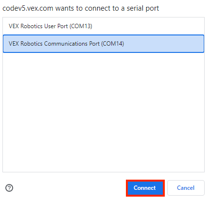 Diagram illustrating how to connect components to the VEX V5 Brain, featuring labeled ports and connections for optimal setup.