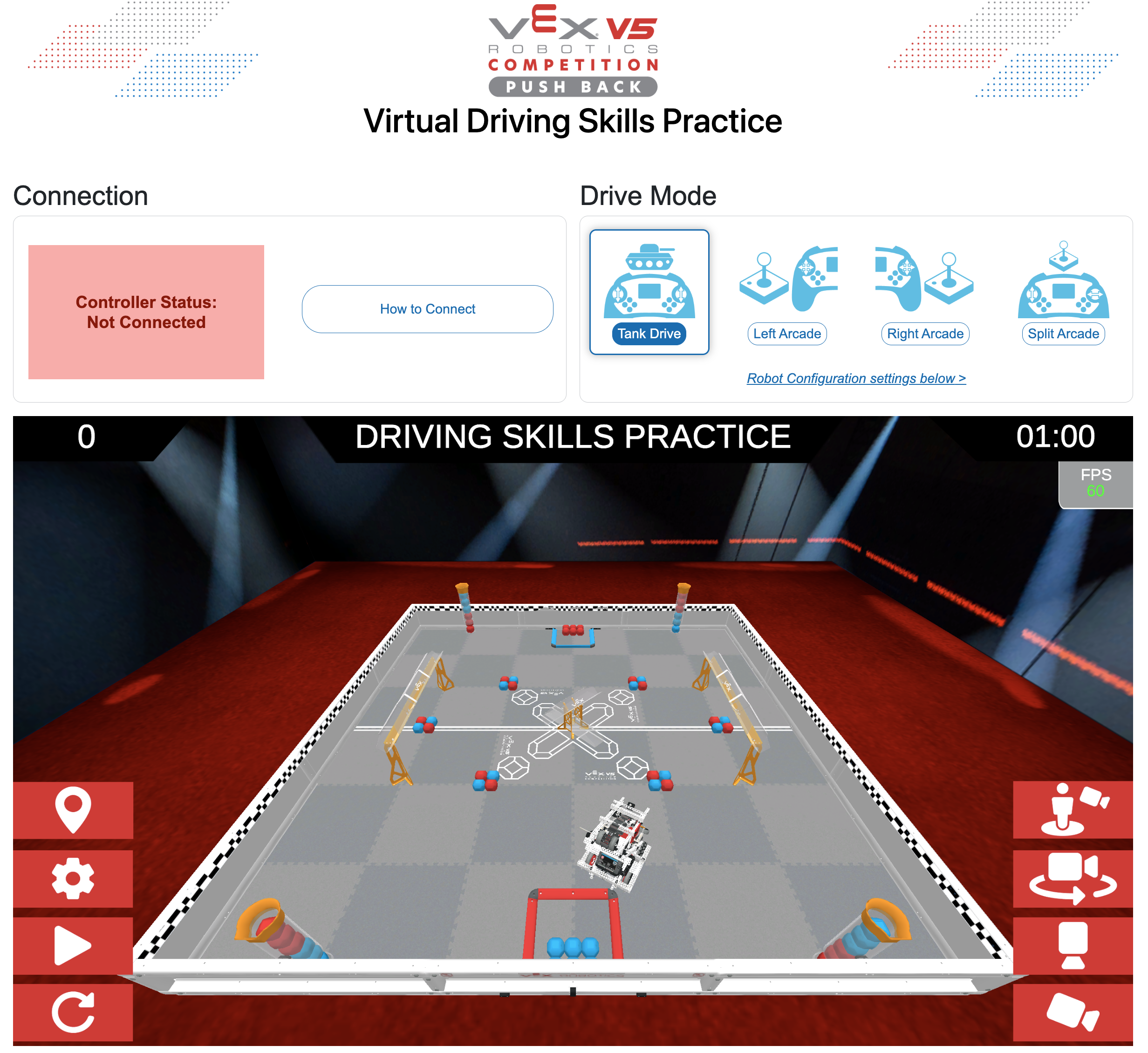 V5RC braukšanas prasmju treniņu laukums ir atvērts un gatavs treniņiem.