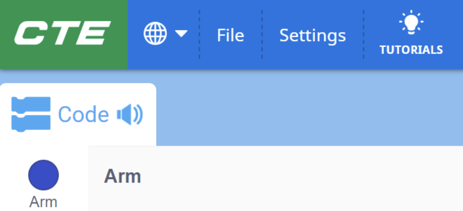 Diagram som illustrerar stegen för att skapa ett armprojekt i yrkes- och teknisk utbildning, med märkta komponenter och monteringsanvisningar för tydlighetens skull.