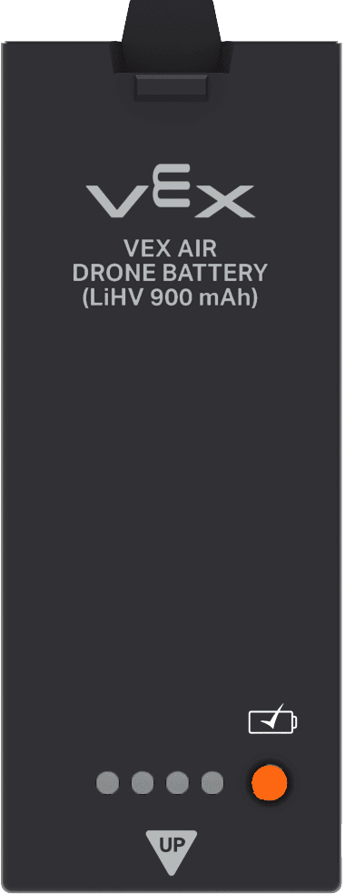 Baterai Drone VEX AIR dengan label 900.
