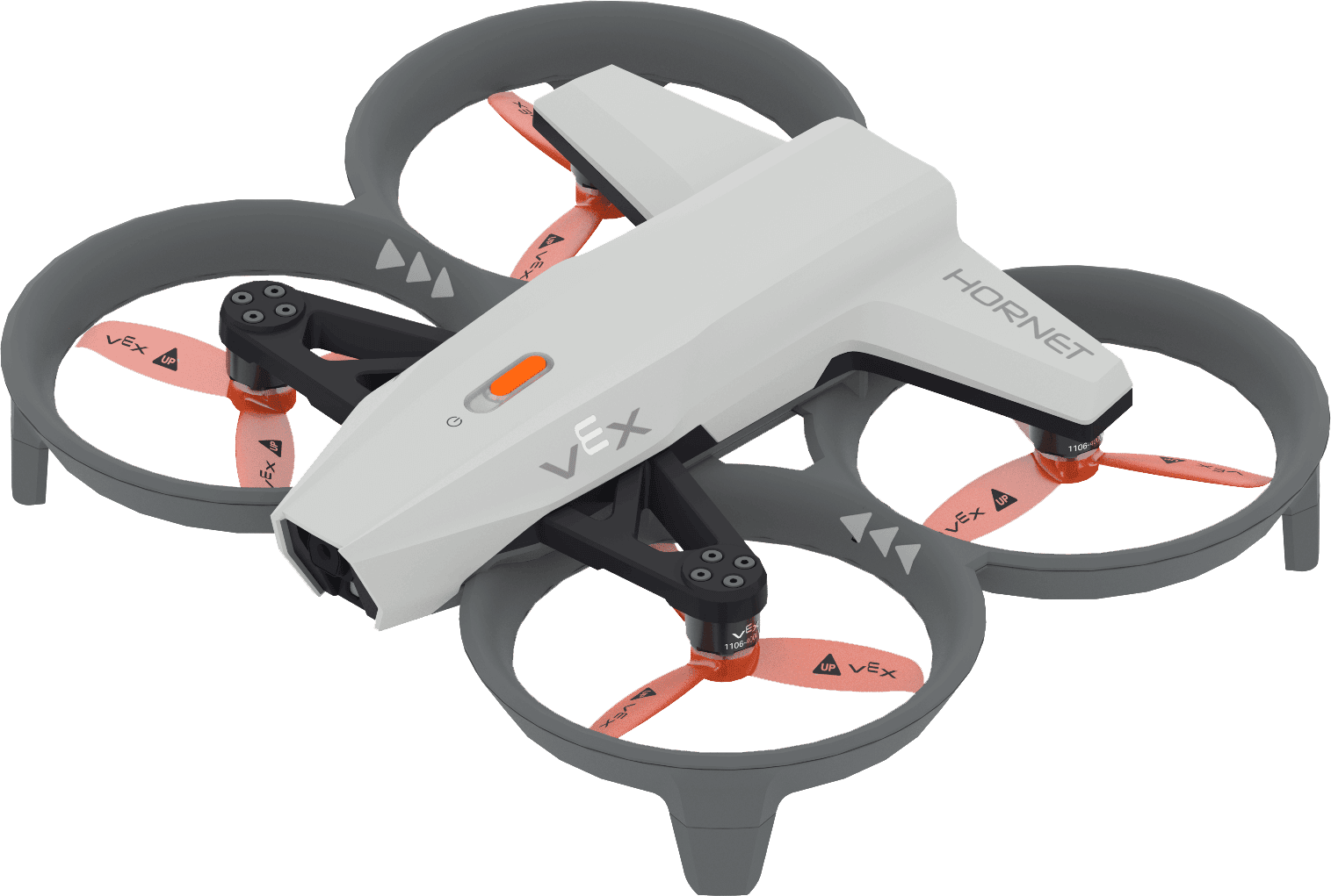 Vista lateral do drone VEX Air.