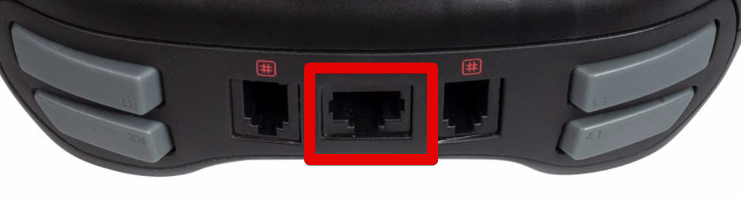 Side of the V5 Controller is shown with its Ethernet port highlighted.