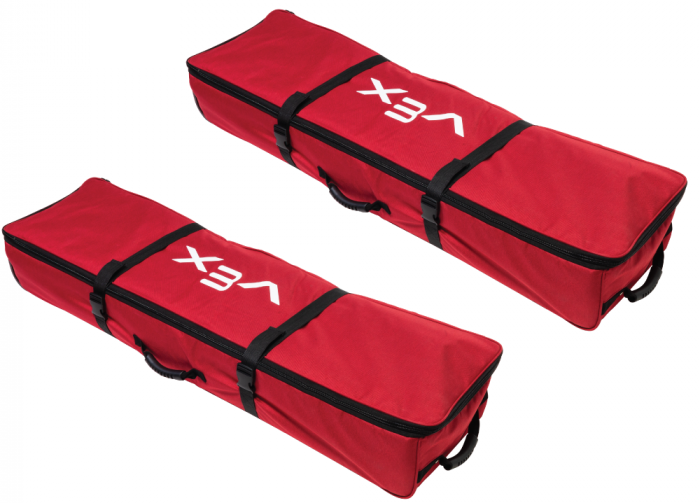 Field Cases zipped up and buckled for secure transportation.