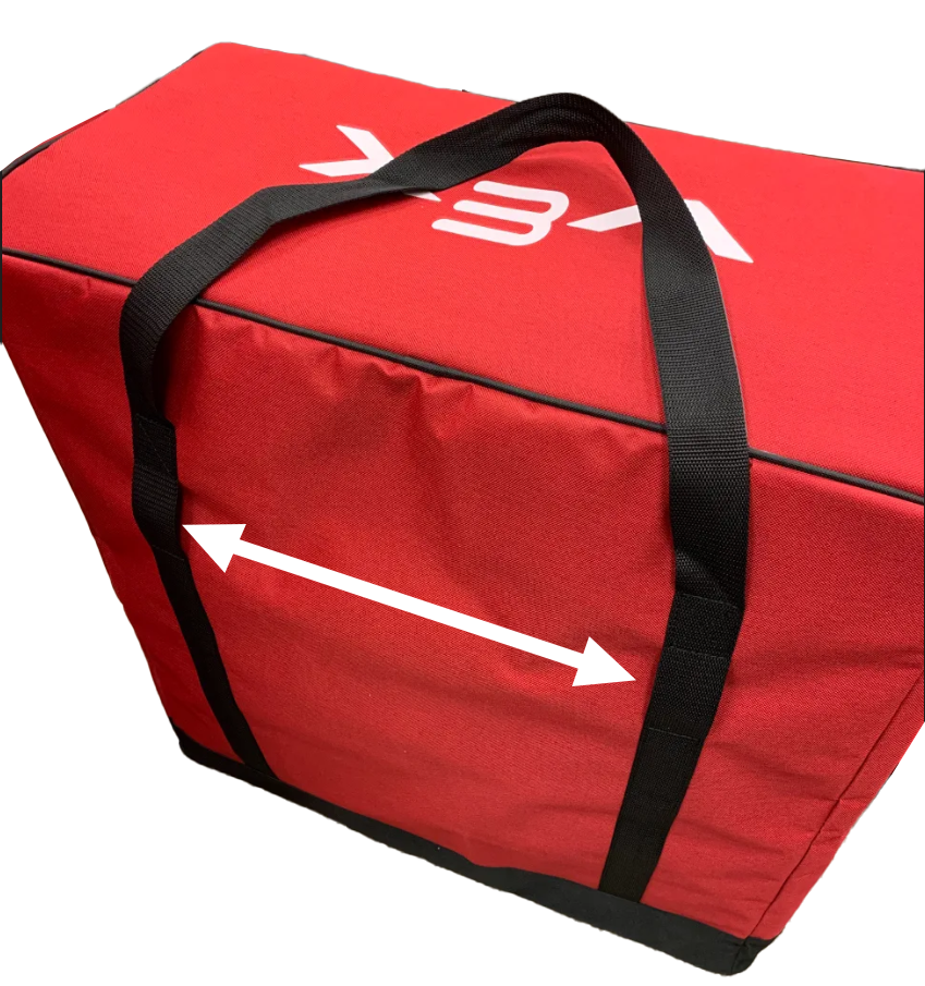 Back of the Field Tile Case with the two loops on its straps highlighted.