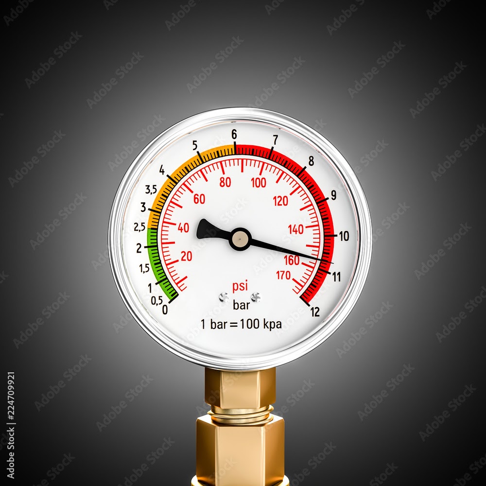 Barometer device as an example of measuring air pressure.