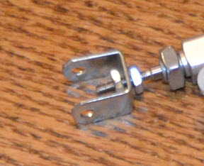 Cylinder Rod Pivot piece attached to a Cylinder.