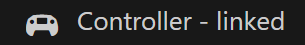 Controller is listed underneath the VEX Device Indicator folder. This Controller reads Controller, linked.