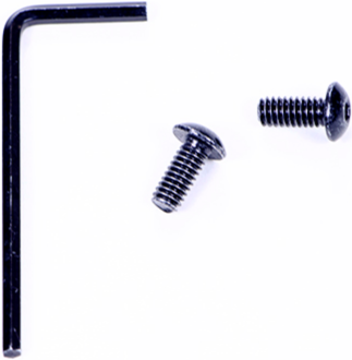 The Hex Key and 2 screws.