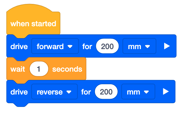 Blocks project in VEXcode VR ready to convert to text
