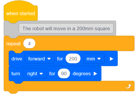 Context menu with Undo Delete option to restore a deleted block in the workspace.