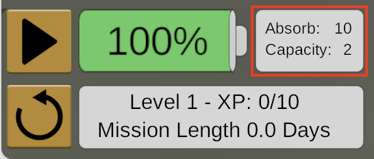 VEXcode VR workspace showing the Rover Rescue project with block commands used to level up the rover’s behavior