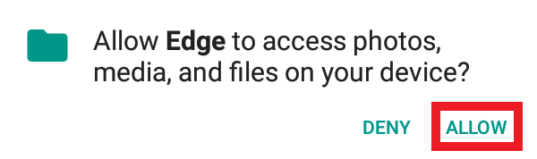 Project menu with Save to your device selected