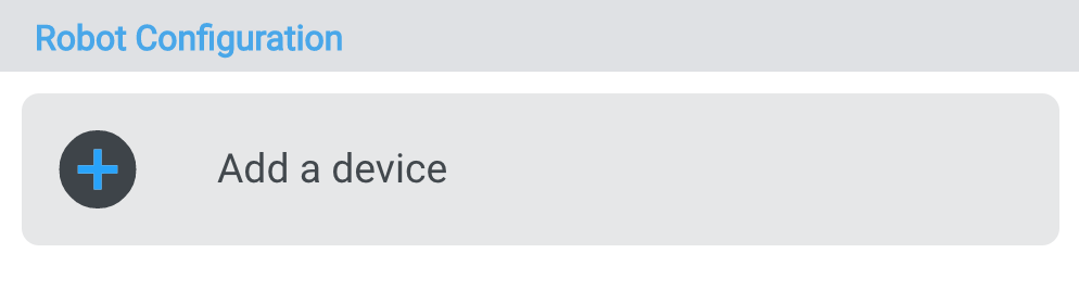 VEXcode Pro V5 Robot Configuration menu is open and the ‘Add a device’ option is shown.