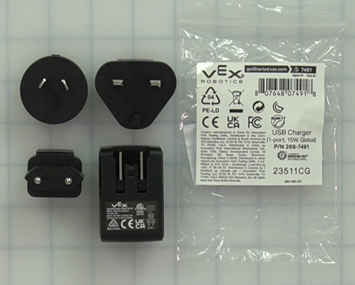 USB Charger components.