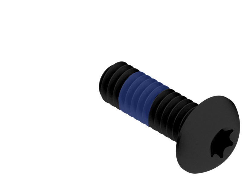 Medium locking screw.