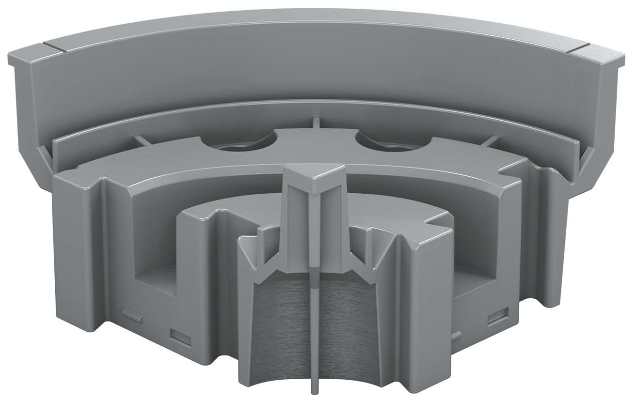 Turn track conveyor piece.
