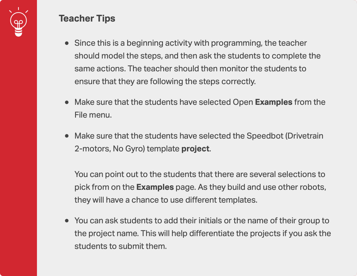 Teacher Tips from a V5 STEM Lab