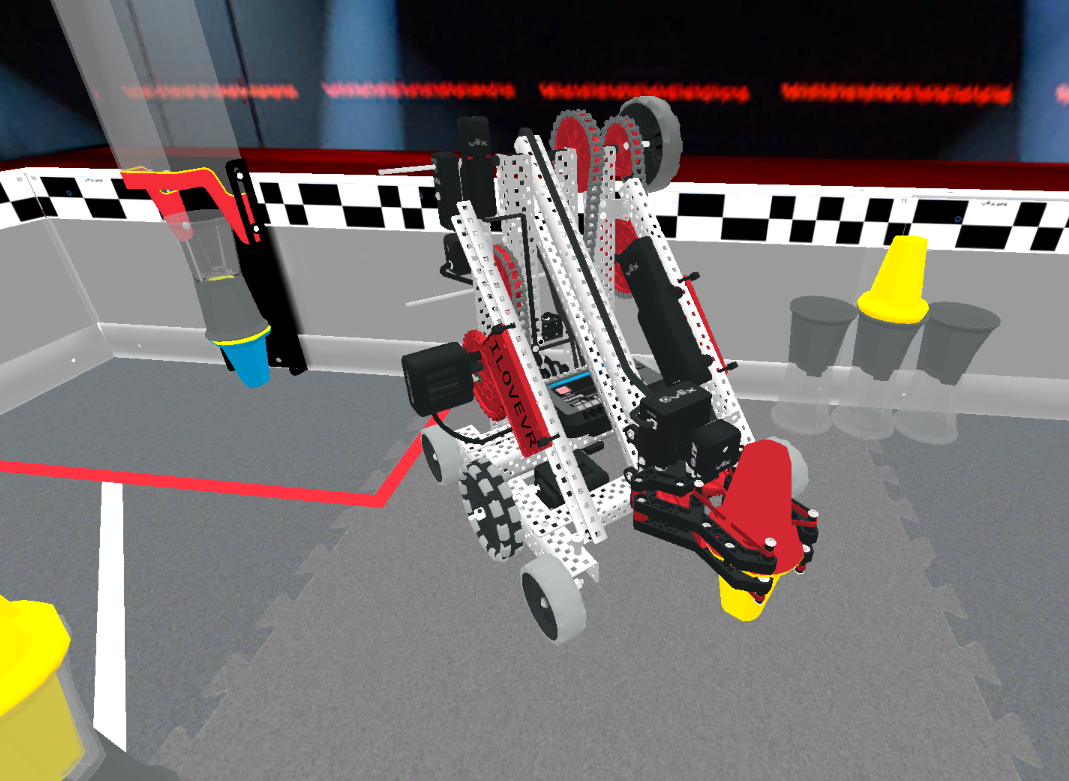 A Pin and a Cup stacked together in the Loader on the Override field