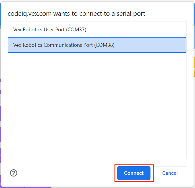 connecting-to-the-controller-with-web-based-vexcode-iq-windows-vex