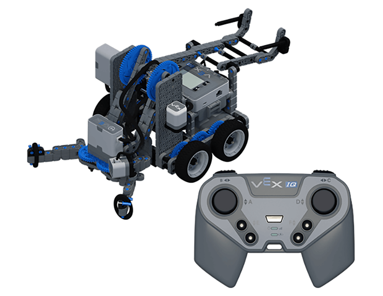 Μικρογραφία του Clawbot με ελεγκτή STEM Lab.