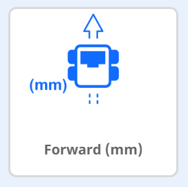 Μικρογραφία έργου VEXcode IQ Forward (mm) παράδειγμα.