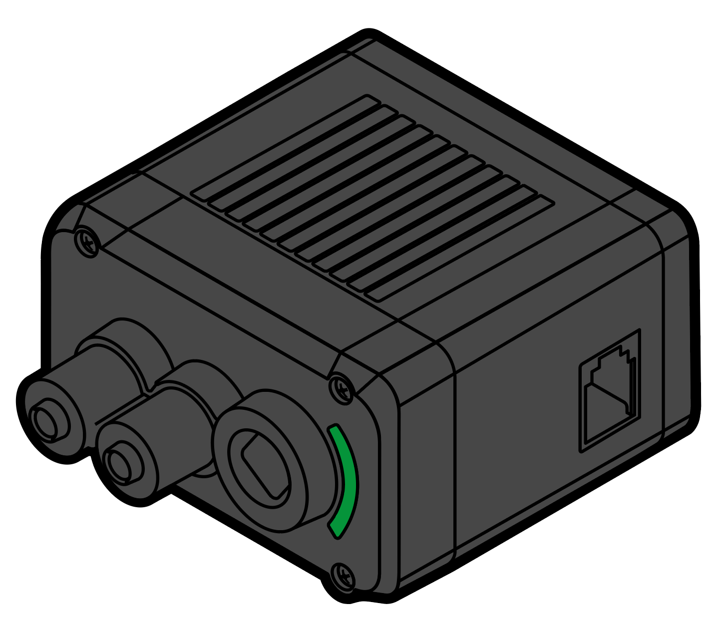 Γωνιακή όψη του εξαρτήματος V5 Smart Motor (11W).