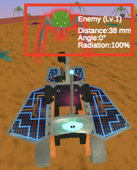 Έργο διάσωσης VEXcode VR Rover με το Playground, το rover και τον κώδικα που βασίζεται σε μπλοκ να εμφανίζονται μαζί