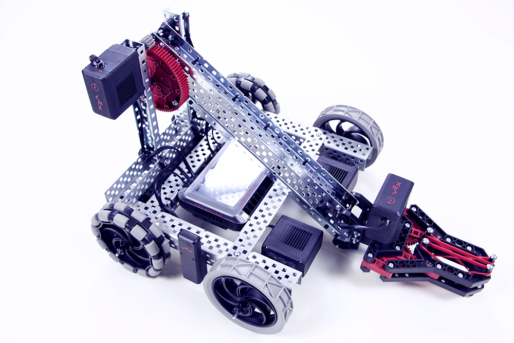 V5 Clawbot που χρησιμοποιεί V5 Smart Motors για τον έλεγχο του βραχίονα Claw και το άνοιγμα και κλείσιμο του Claw.