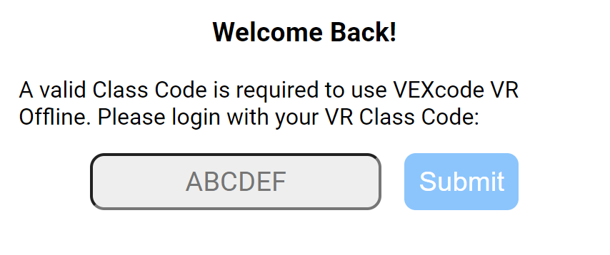 Εφαρμογή VEXcode VR στον φάκελο Εφαρμογές