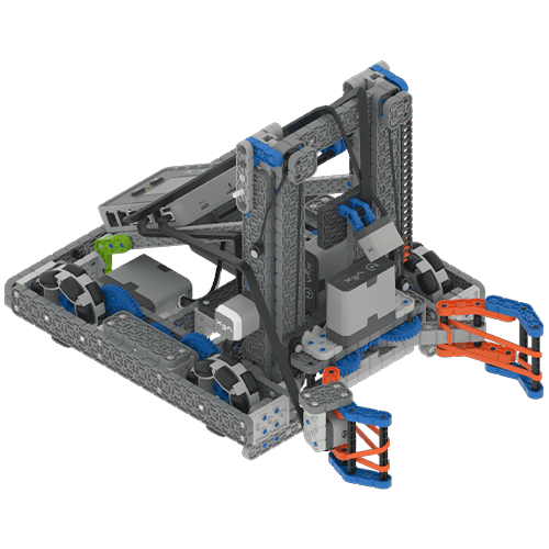 Το Hero Bot Huey, σχεδιασμένο για το παιχνίδι VIQRC Mix & Match.