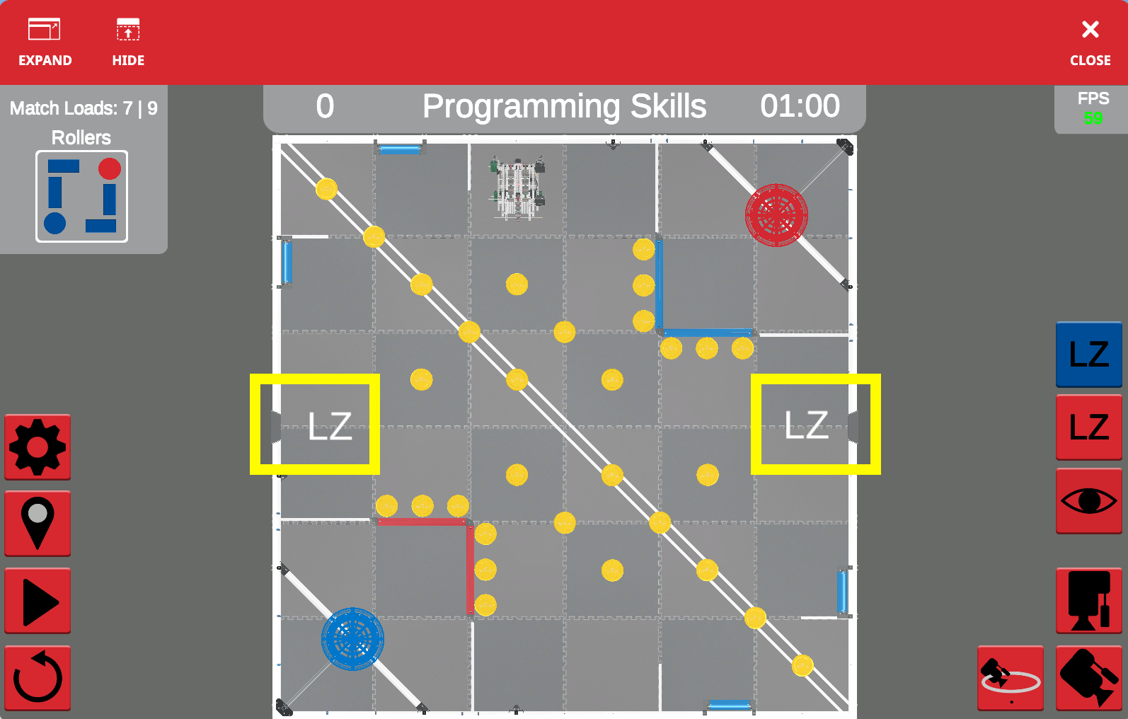 Using Match Loads in VRC Spin Up for VEXcode VR – VEX Library