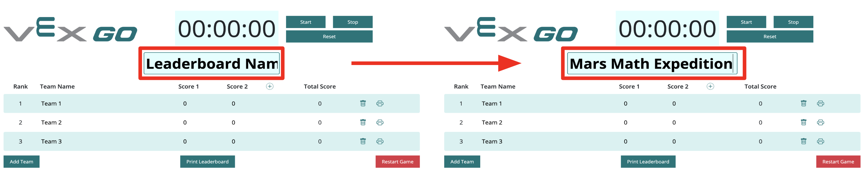 Using the VEX GO Leaderboard – VEX Library