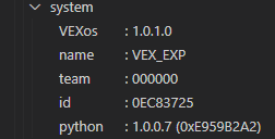Screenshot of the VS Code Extension interface for VEX IQ, showcasing features and tools designed to assist users in programming VEX IQ robots, with a focus on educational resources and beginner-friendly functionalities.